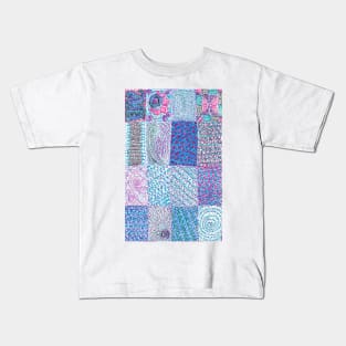 purple quilt Kids T-Shirt